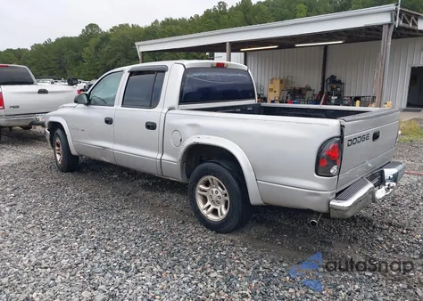 2002 Dodge Dakota Slt из США, поврежденный, VIN 1B7HL48N92S522859